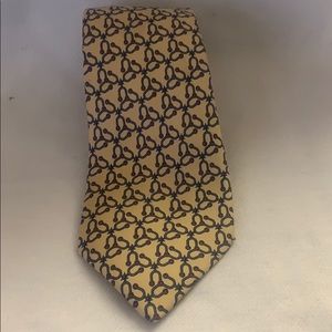 Vintage Authentic Hermes Paris Silk Tie 7383 PA.